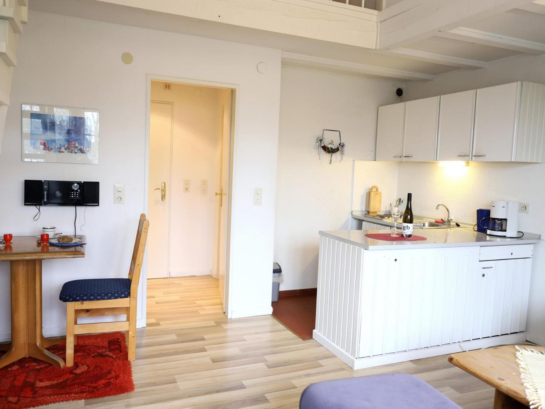 Einfach eingerichtete Masionettewohnung. Westerland Exterior foto