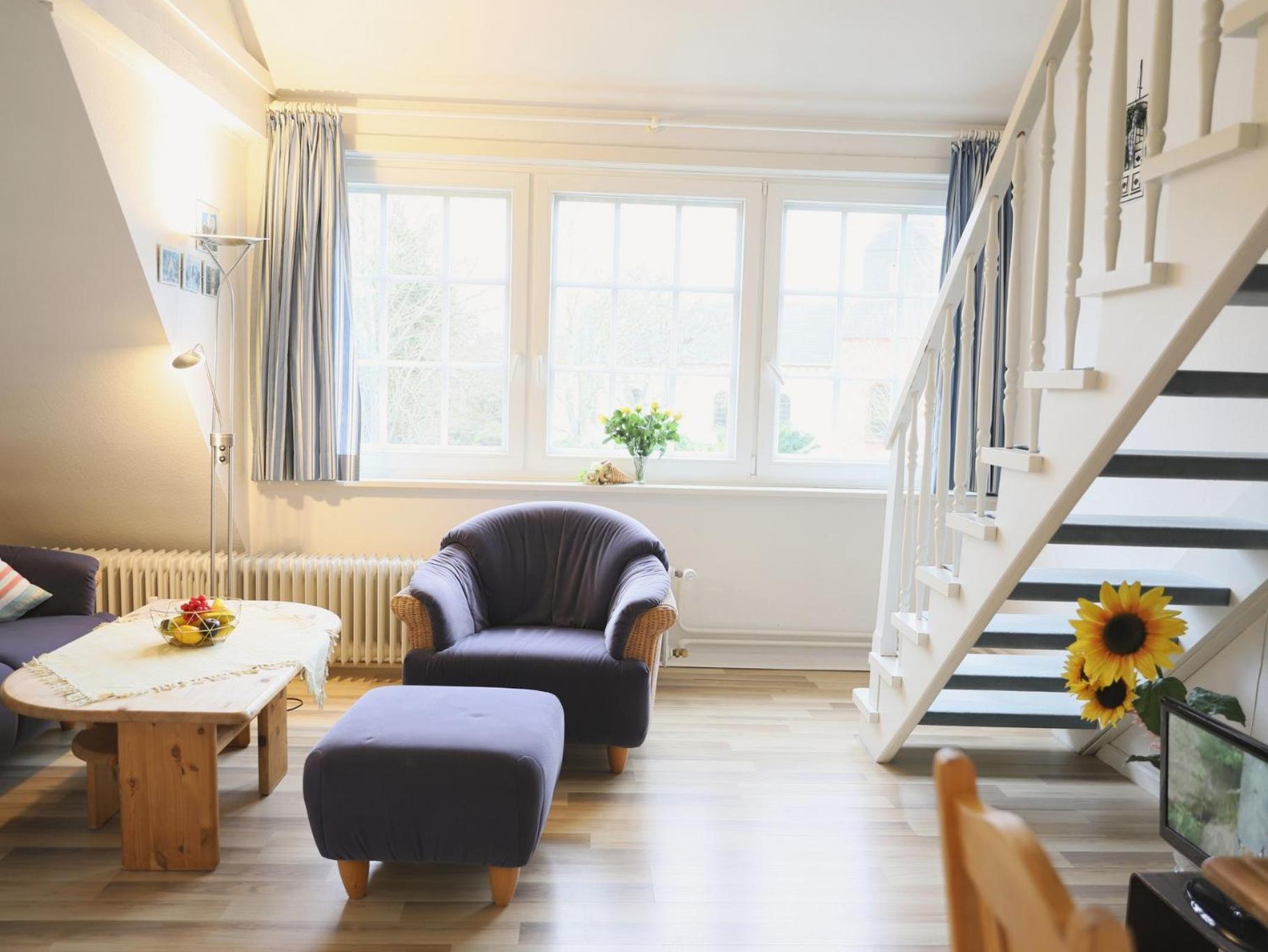 Einfach eingerichtete Masionettewohnung. Westerland Exterior foto
